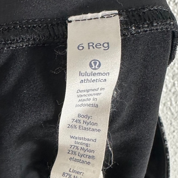 Lululemon Lost In Pace Skirt Regular 13" Daisy Dust Alpine White Black SZ 6 - Picture 4 of 9